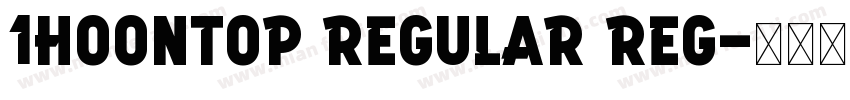 1HoonTop Regular Reg字体转换